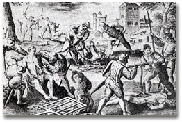 Pacques pimontaises. Massacre des vaudois (1655)